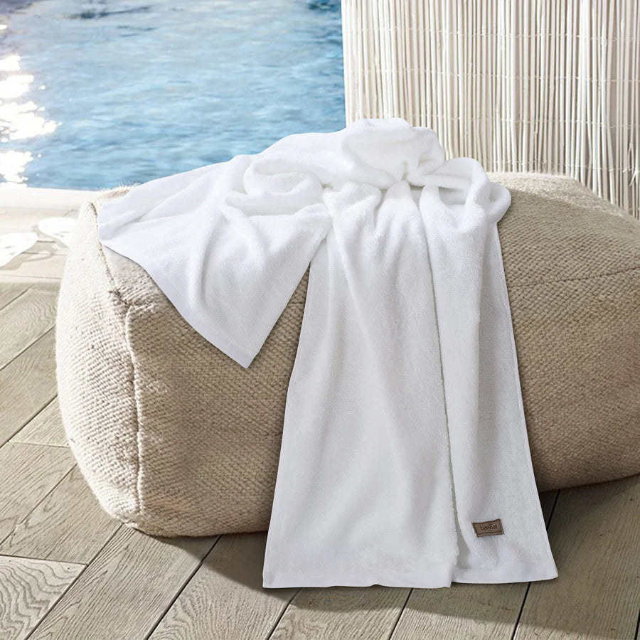 Bamboo Bath Towels - High Absorbent & Super Soft 360 GSM - grahsajja