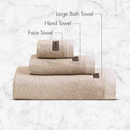 Bamboo Bath Towels - High Absorbent & Super Soft 360 GSM - grahsajja
