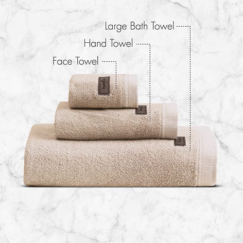 Bamboo Bath Towels - High Absorbent & Super Soft 360 GSM - grahsajja