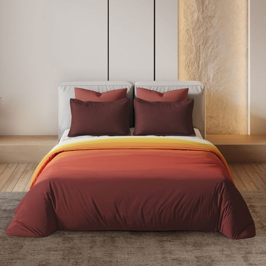 D'decor Bedsheet Super King Size BALAYAGE RUSSET Esteem Collection - grahsajja