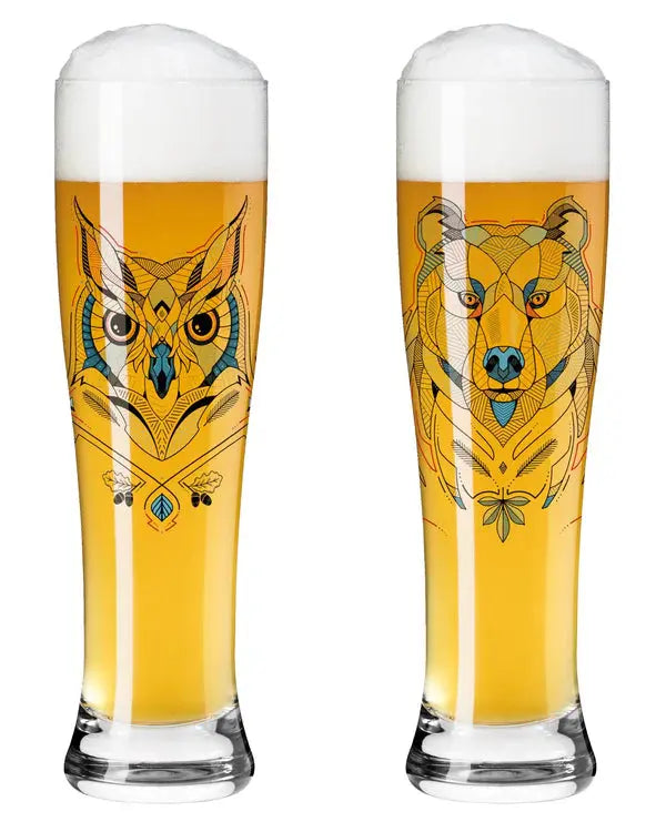 Brauchzeit Wheat Beer Glass #1 Set of 2 RITZENHOFF