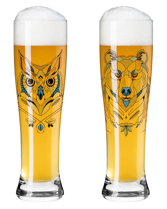 Brauchzeit Wheat Beer Glass #1 Set of 2