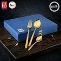 Chef Vicky Ratnani's Signature Collection By FnS Velora Stainless Steel 18 Pcs Cutlery Set with Box Pack