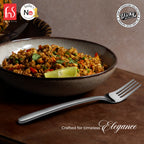 Chef Vicky Ratnani's Signature Collection By FnS Thames Stainless Steel Dessert Fork 6 Pcs Set