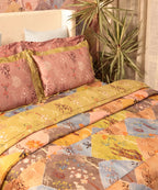 Shivan & Narresh for myTrident King Bedsheet with 4 pillow covers, 400TC, MORNING CALM Trident