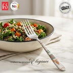 Chef Vicky Ratnani's Signature Collection By FnS Wales Stainless Steel Dessert Fork 6 Pcs Set