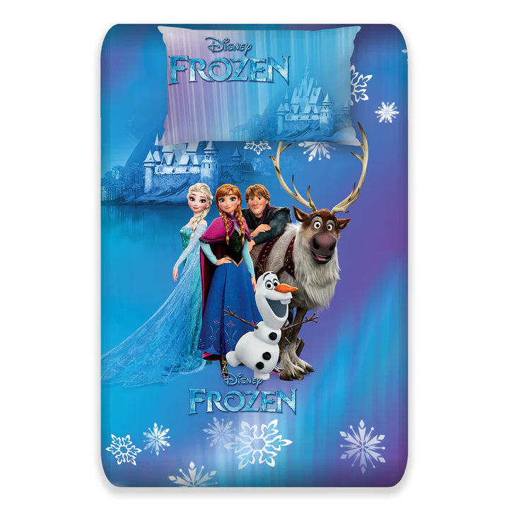 Disney Frozen Digital Printed 300TC Cotton Bedsheet