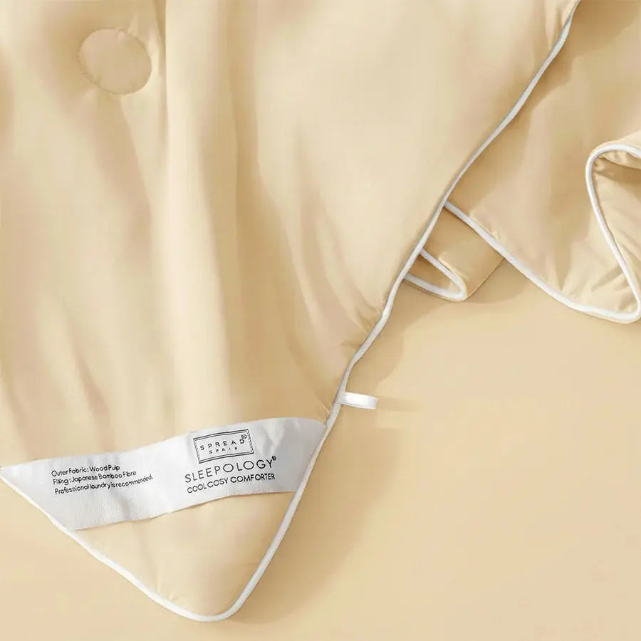 Sleepology Temprature control Quilt | Ivory SPREAD HOME PROD PVT LTD.