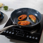 Fusao EX+ Triply Ceramic Fry Pan with SS Lid Tramontia