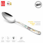 Chef Vicky Ratnani's Signature Collection By FnS Wales Stainless Steel Dessert Spoon 6 Pcs Set