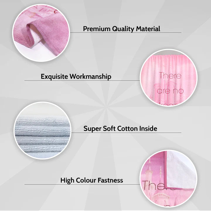 Disney Princess Towel For Kids & Adults (Pink)