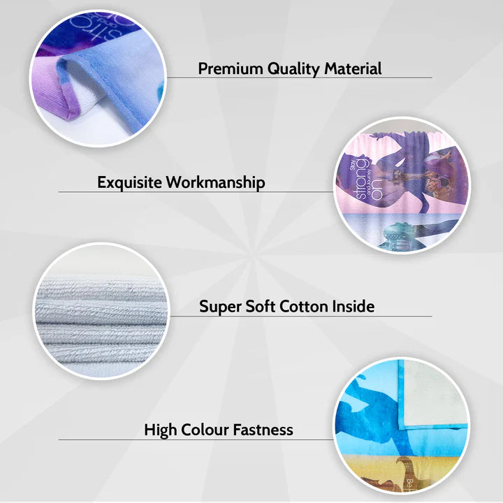 Disney Princess Towel For Kids & Adults