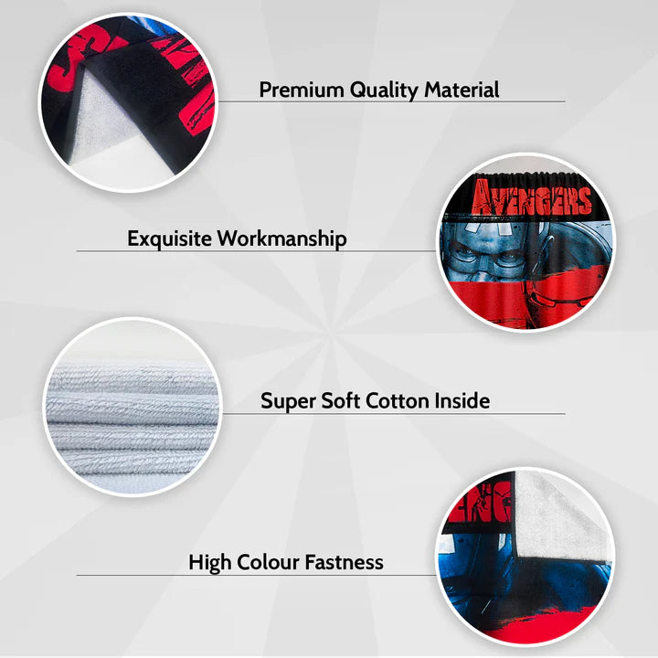 Marvel Avengers Towel For Kids & Adults