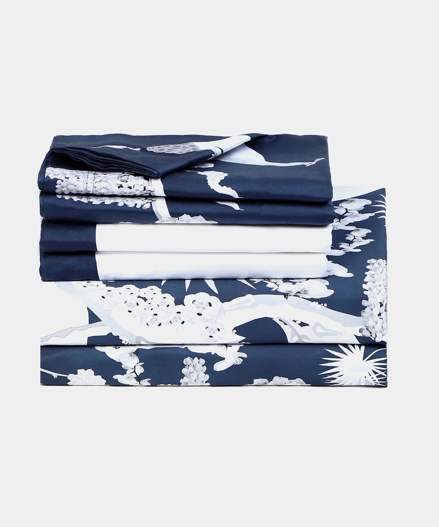 Shivan & Narresh for myTrident King Bedsheet with 4 pillow covers, 400TC, IZU JUNO