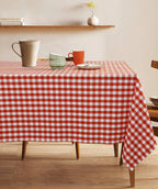 Gingham (Red and White) Table cover - grahsajja