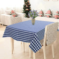 Gingham (Blue and White) Table cover - grahsajja