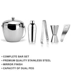 FnS Plain Stainless Steel Bartender Kit FNS
