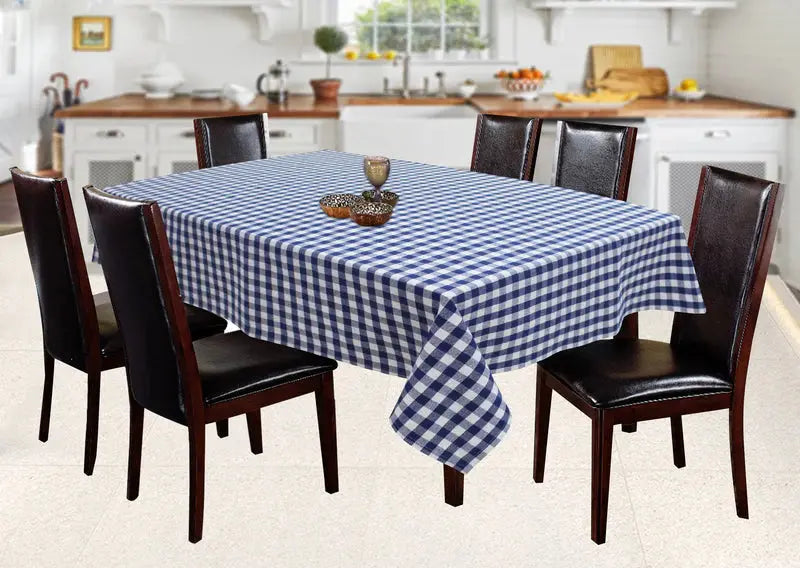 Gingham (Blue and White) Table cover - grahsajja