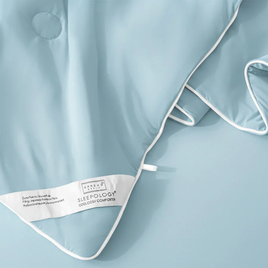 Sleepology Temprature control Quilt | Sky Blue