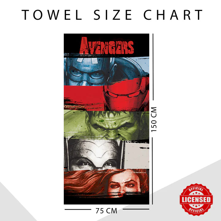Marvel Avengers Towel For Kids & Adults