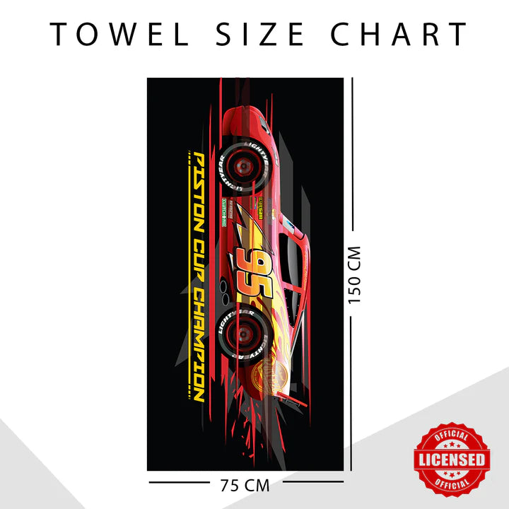 Disney Pixar Cars Towel For Kids & Adult
