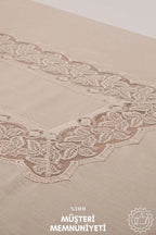 Finezza Table Cover 6-8 seater 160x230 cm Rectangular Brown Finezza