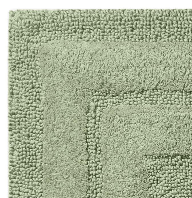 SALVIA Luxury Anti-Skid Tufted Cotton Floor Mat - Exquisite Comfort for Living & Bath Area - Slip-Resistant & Plush Design - Elevate Your Home with Italian Elegance! - grahsajja