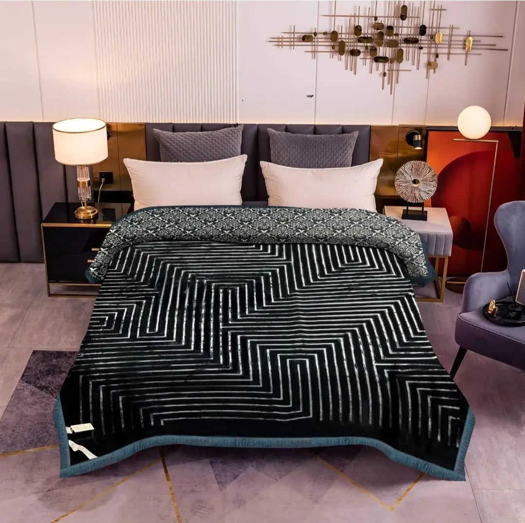 Marbella Mink Blanket Blue - grahsajja