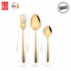Chef Vicky Ratnani's Signature Collection By FnS Velora Stainless Steel 18 Pcs Cutlery Set with Box Pack