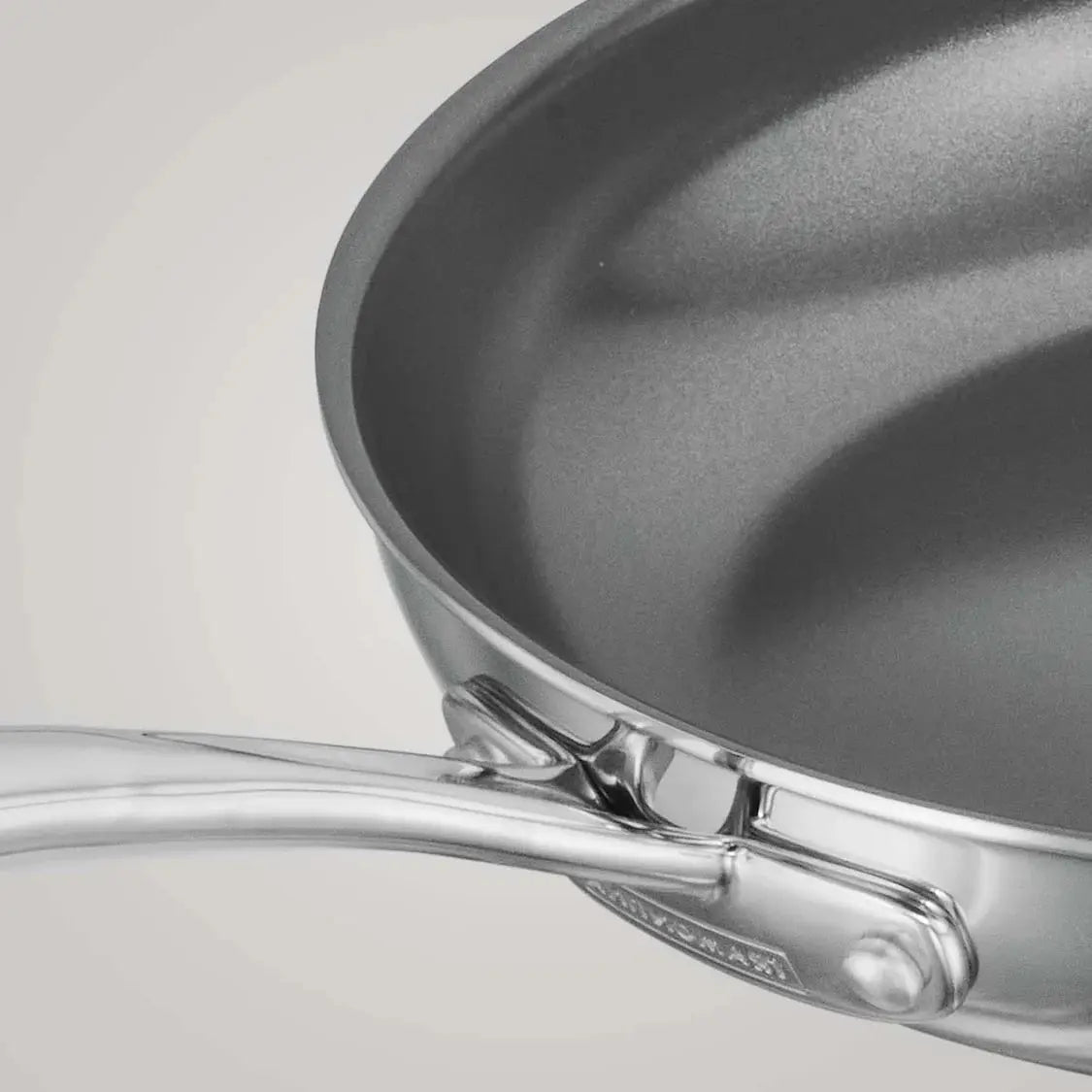 Fusao EX+ Triply Ceramic Fry Pan with SS Lid Tramontia