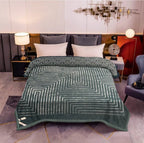 Marbella Mink Blanket Green - grahsajja