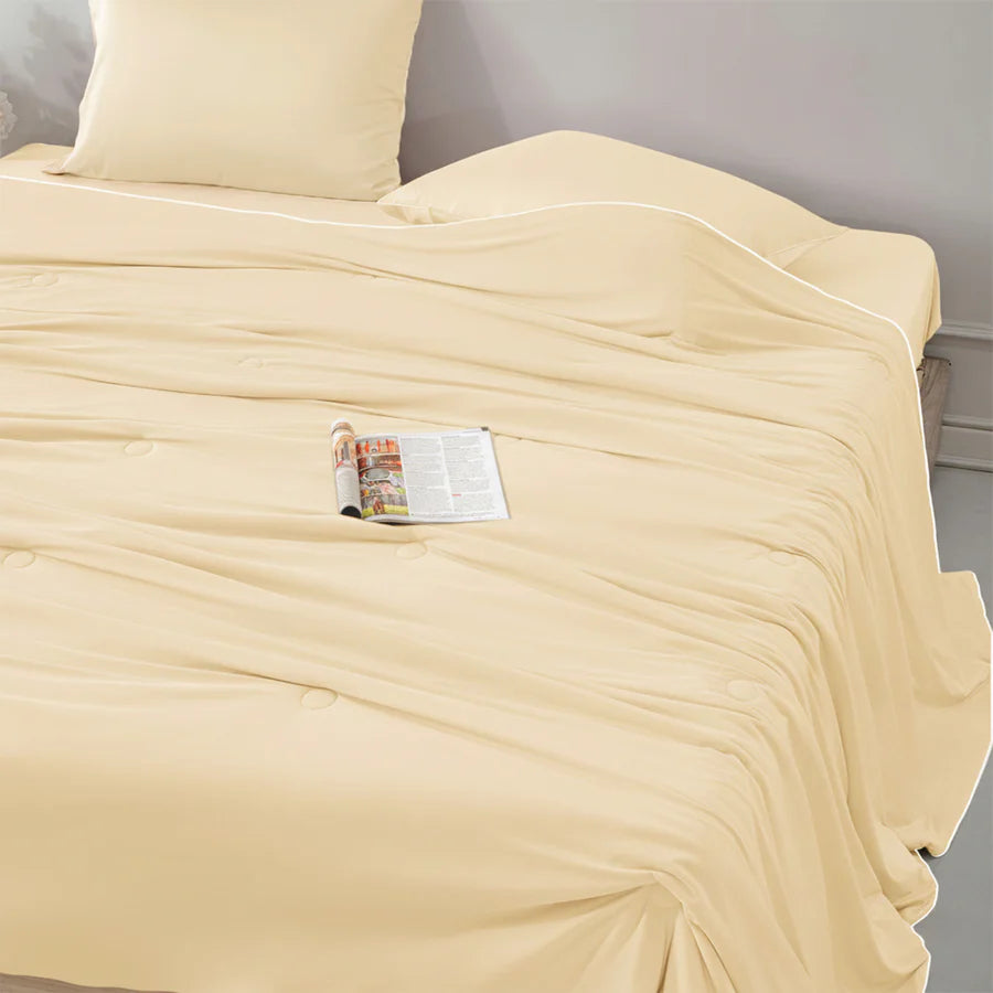 Sleepology Temprature control Quilt | Ivory