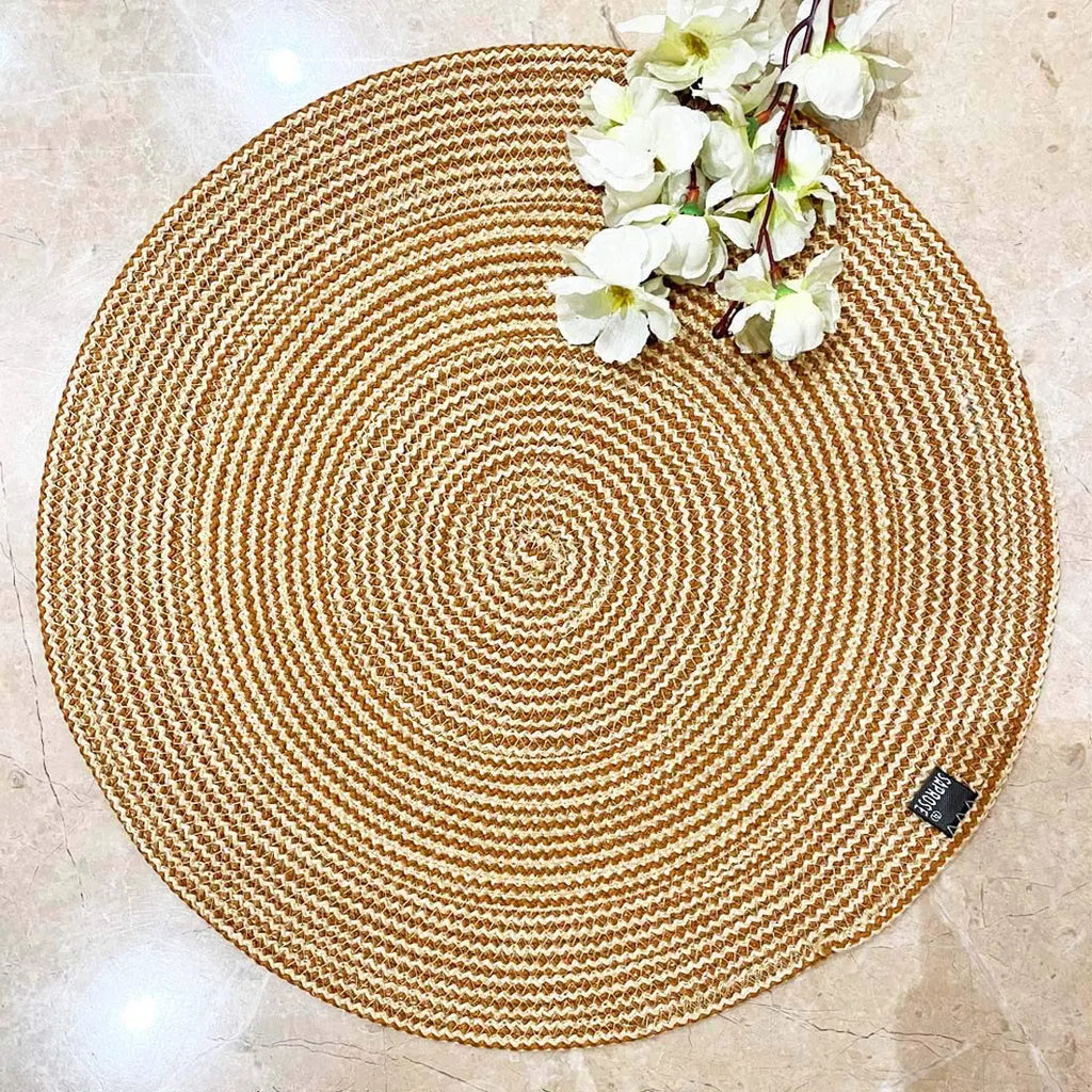 Round Zebra Table Mat stylish dining table mats - grahsajja