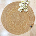 Round Zebra Table Mat stylish dining table mats - grahsajja