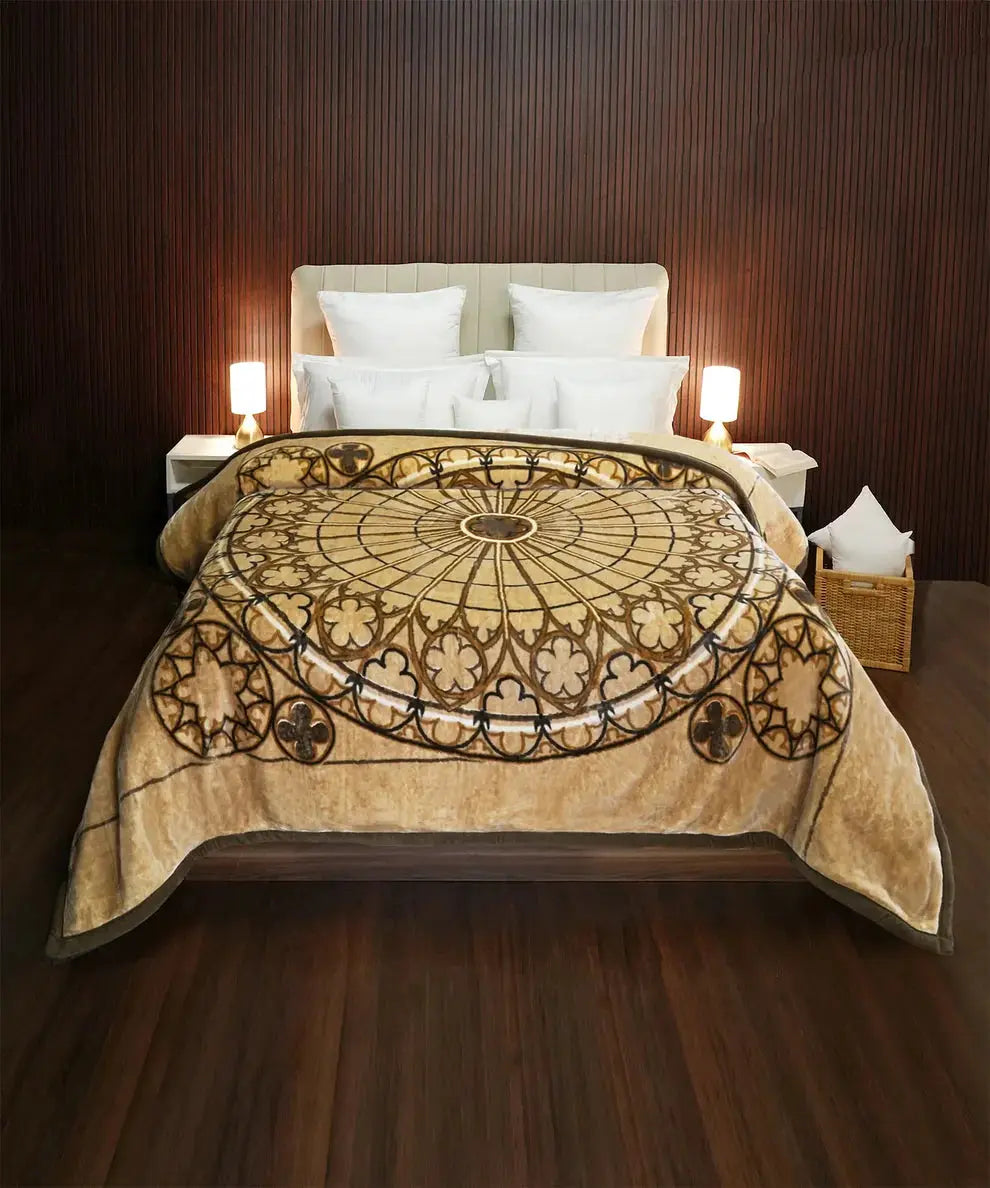 Indulgence Double Mink Blanket, Caesar|5.5 KG Trident