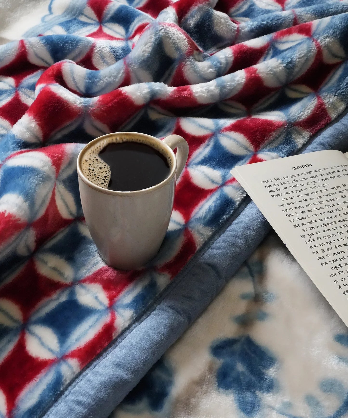 Sanskriti Double Mink Blanket, Tree of Life| 4.6 KG