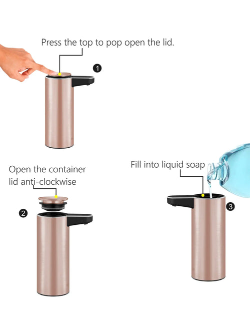 Aroma Autometic Smart Soap Dispenser Rose Gold OBSESSIONS