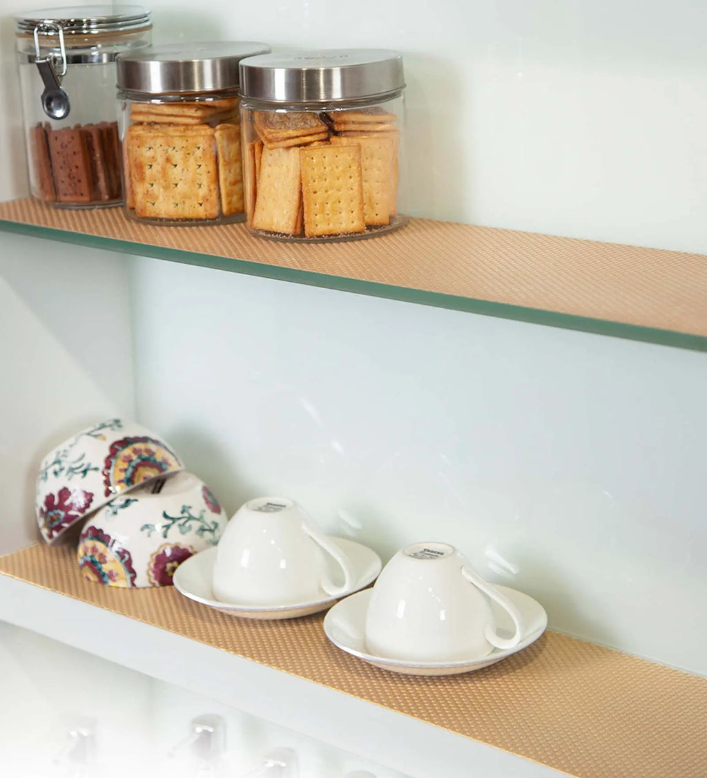 Rio PVC Shelf Liner D.Beige OBSESSIONS