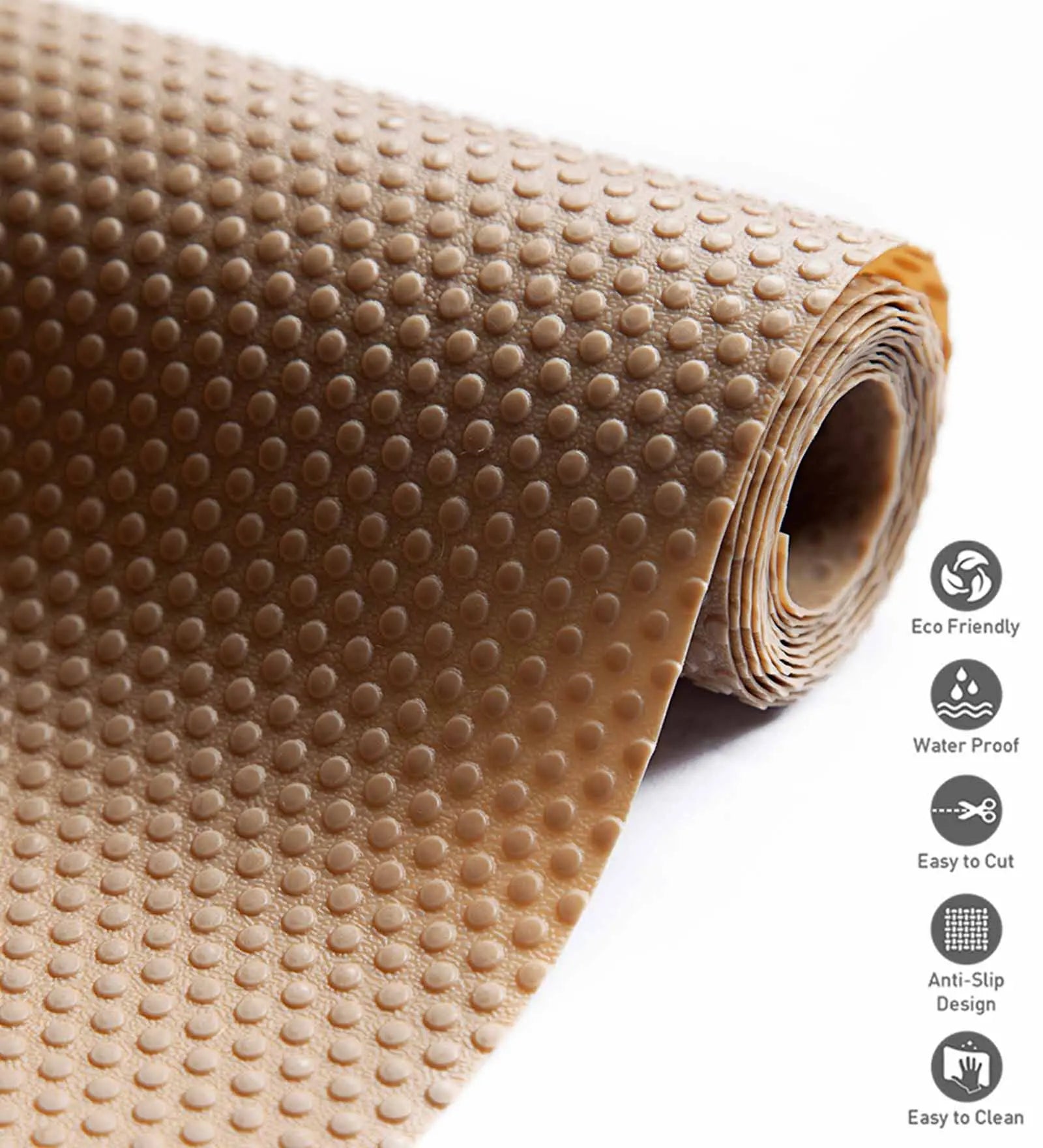 Rio PVC Shelf Liner D.Beige OBSESSIONS