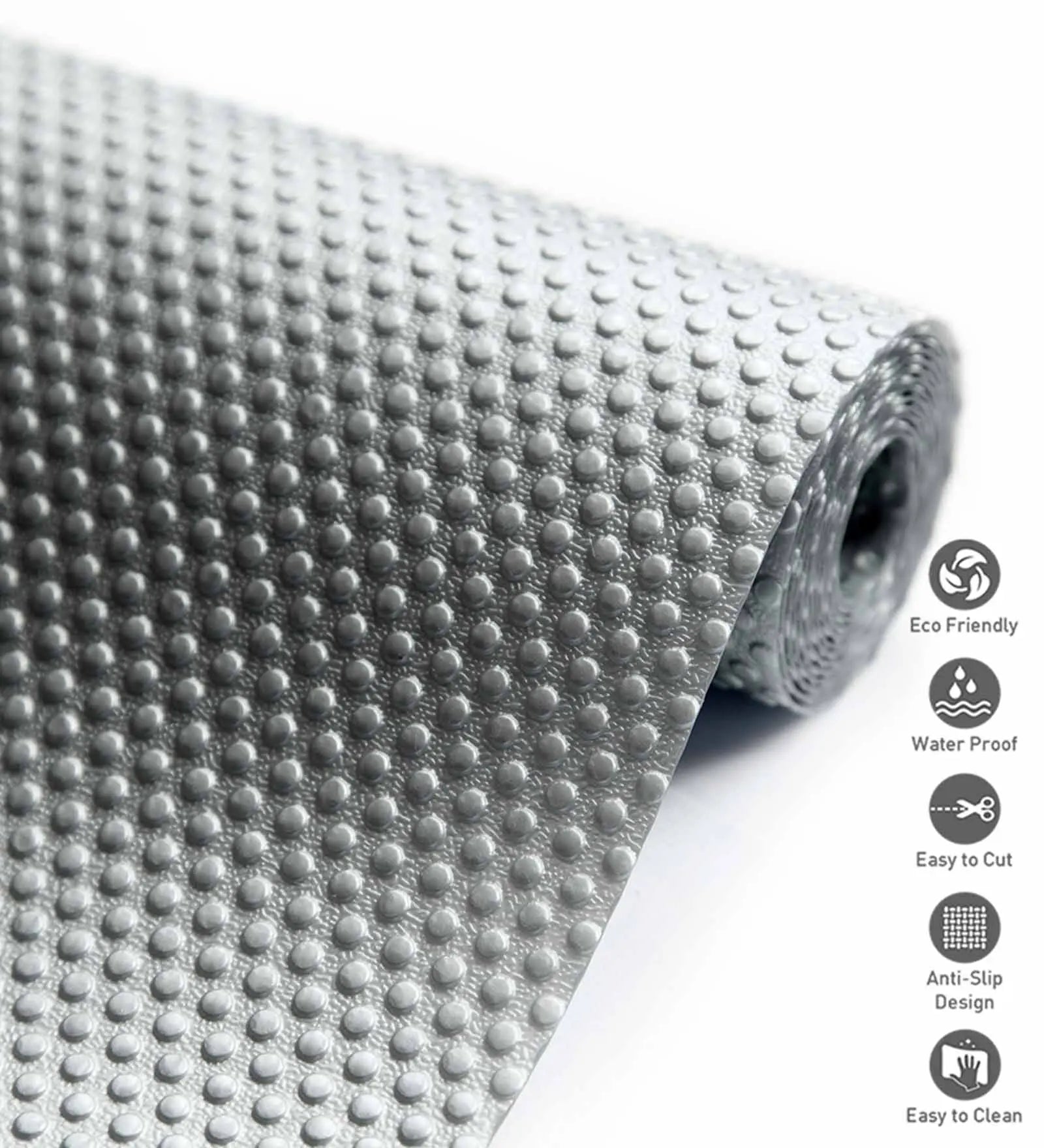 Rio PVC Shelf Liner Grey OBSESSIONS