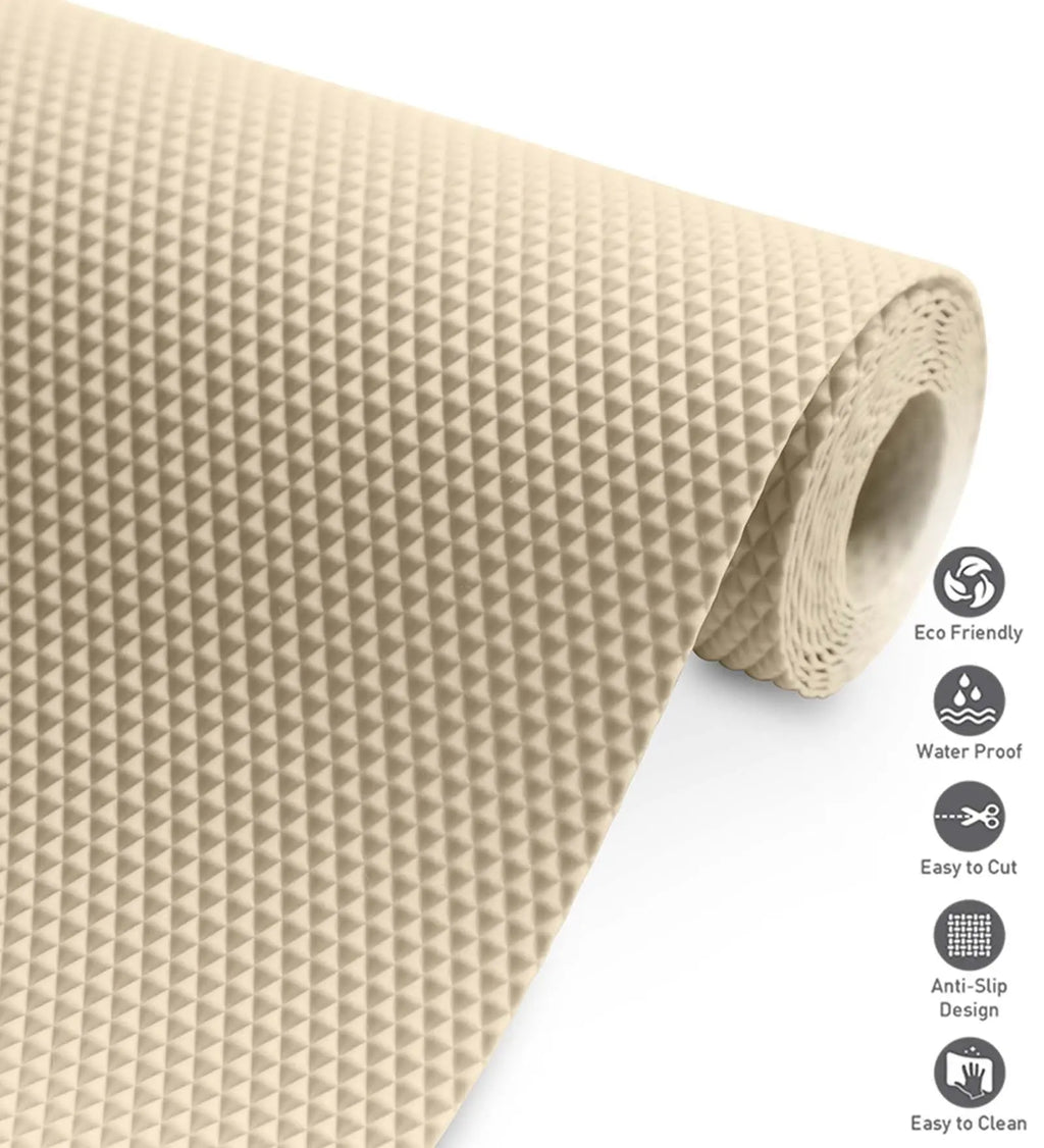 Rio PVC Shelf Liner L.Beige OBSESSIONS