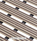 Fredy PVC Shower Mat Beige 47x61 cm OBSESSIONS