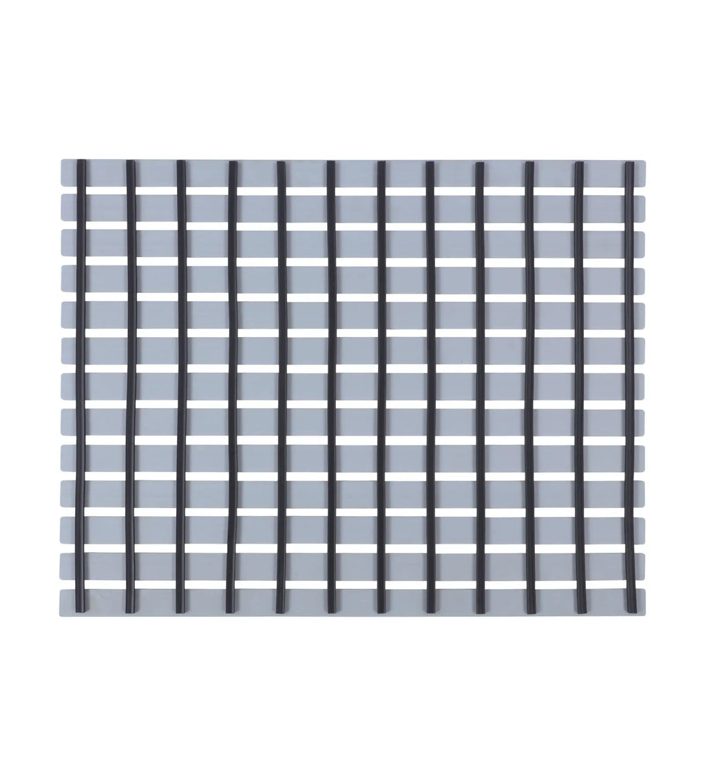 Fredy PVC Shower Mat Light Grey 47x61 cm OBSESSIONS