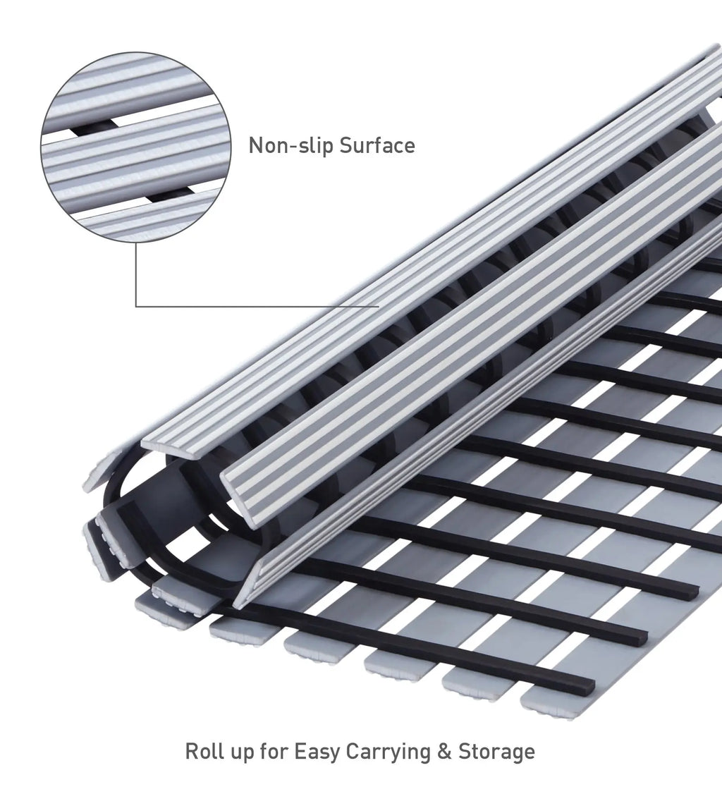 Fredy PVC Shower Mat Light Grey 47x61 cm OBSESSIONS