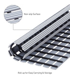 Fredy PVC Shower Mat Light Grey 47x61 cm OBSESSIONS