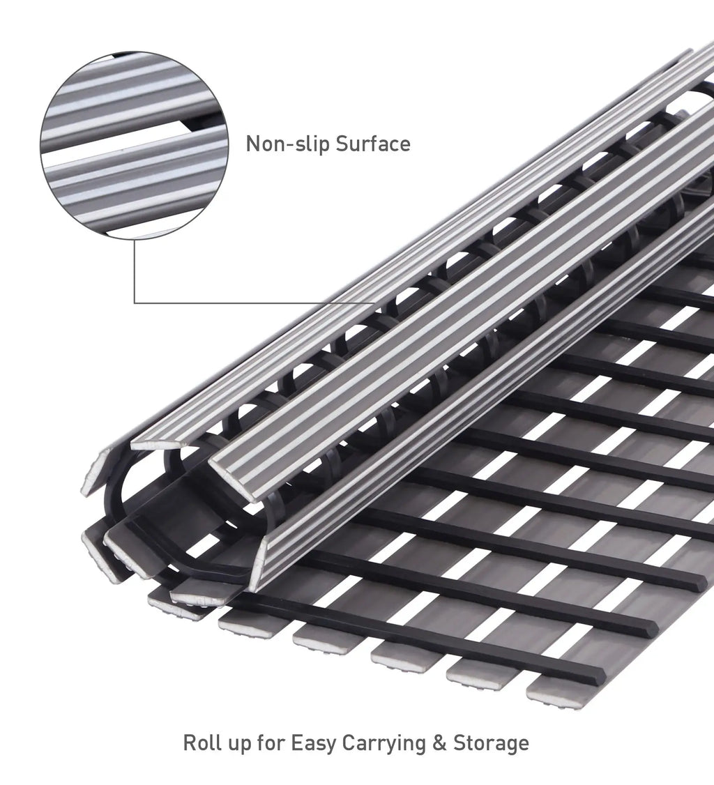 Fredy PVC Shower Mat Grey 47x61 cm OBSESSIONS