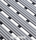 Fredy PVC Shower Mat Grey 47x61 cm OBSESSIONS