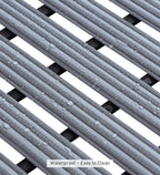 Fredy PVC Shower Mat Charcoal 47x61 cm OBSESSIONS