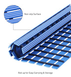 Fredy PVC Shower Mat Blue 47x61 cm OBSESSIONS
