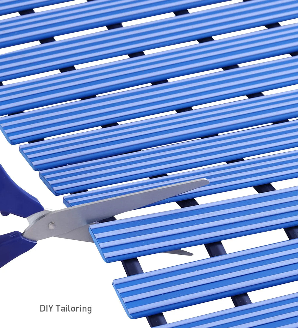 Fredy PVC Shower Mat Blue 47x61 cm OBSESSIONS